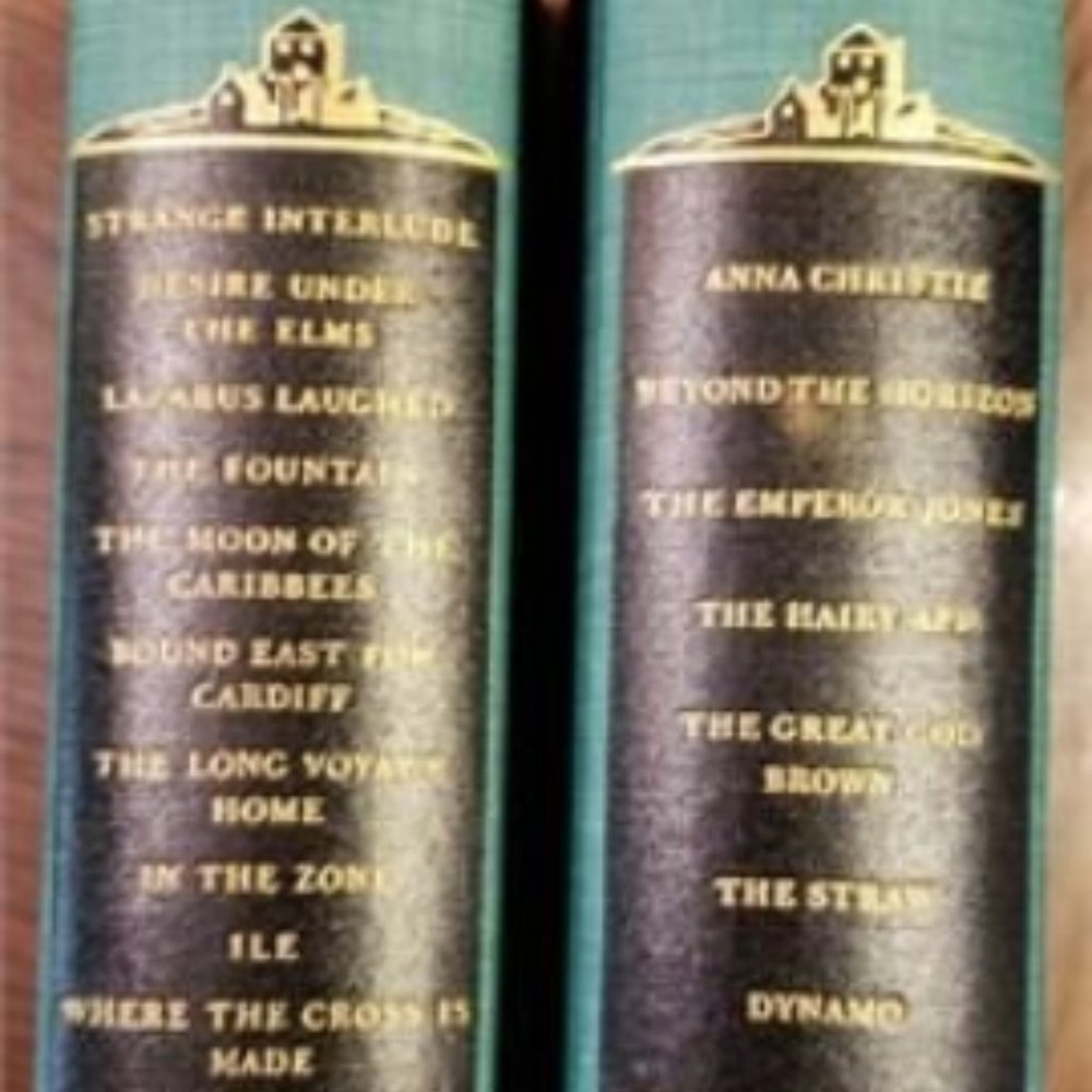 Vintage 1954 Two volume set - The Plays of Eugene O'Neil